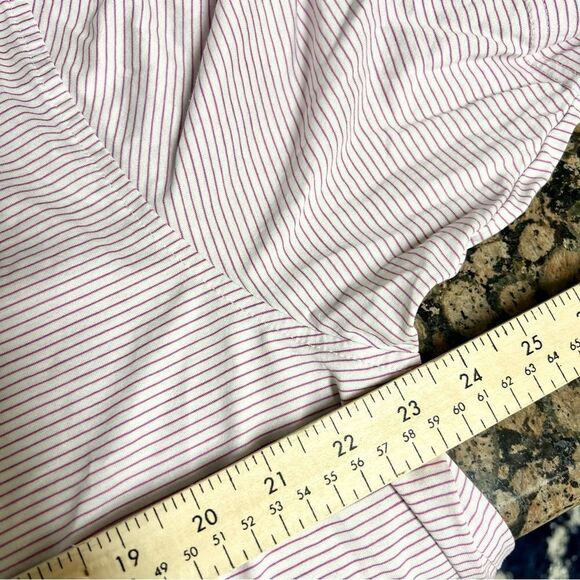 Peter Millar Mens Crown Ease Golf Polo Shirt Pink Stripe Size XL Cotton - Picture 4 of 6